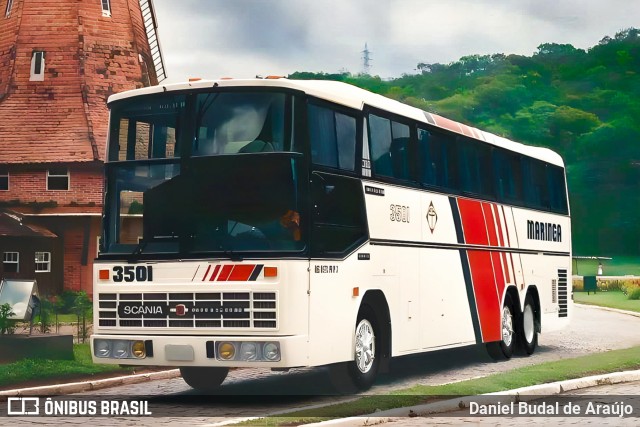 Expresso Maringá 3501 na cidade de Joinville, Santa Catarina, Brasil, por Daniel Budal de Araújo. Número da foto: #13084394.