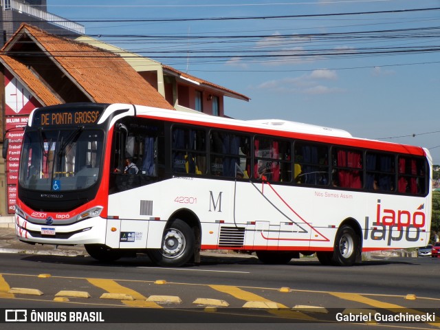 Viação Santana Iapó 42301 na cidade de Ponta Grossa, Paraná, Brasil, por Gabriel Guachineski. Número da foto: #13086331.