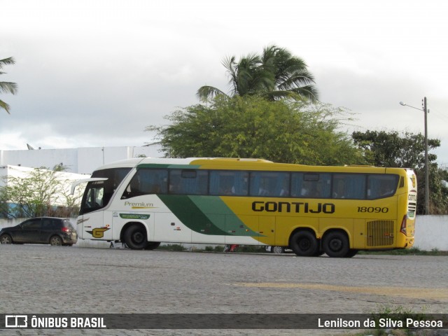 Empresa Gontijo de Transportes 18090 na cidade de Caruaru, Pernambuco, Brasil, por Lenilson da Silva Pessoa. Número da foto: #13085881.