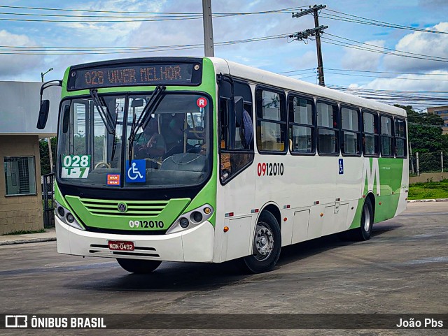 Auto Ônibus Líder 0912010 na cidade de Manaus, Amazonas, Brasil, por João Pbs. Número da foto: #13084607.
