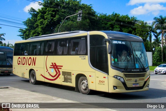 Gidion Transporte e Turismo 22421 na cidade de Joinville, Santa Catarina, Brasil, por Diego Lip. Número da foto: #13086627.