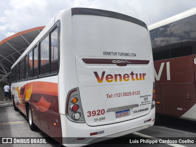 Venetur Turismo 3920 na cidade de Aparecida, São Paulo, Brasil, por Luis Philippe Cardoso Coelho. Número da foto: #13086655.