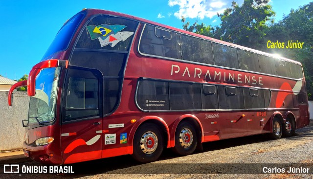 Viação Paraminense 8700 na cidade de Caldas Novas, Goiás, Brasil, por Carlos Júnior. Número da foto: #13085476.