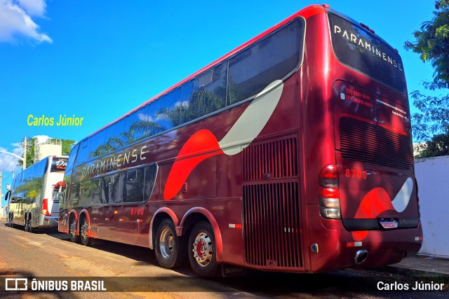 Viação Paraminense 8700 na cidade de Caldas Novas, Goiás, Brasil, por Carlos Júnior. Número da foto: #13085472.