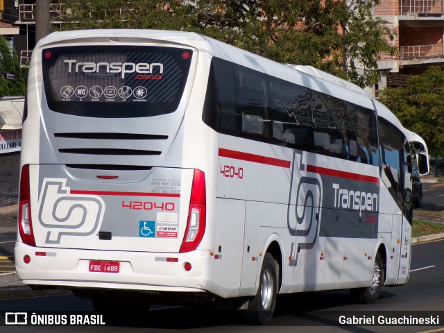 Transpen Transporte Coletivo e Encomendas 42040 na cidade de Ponta Grossa, Paraná, Brasil, por Gabriel Guachineski. Número da foto: #13086325.