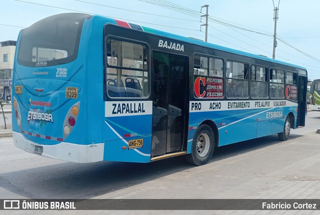 ETSIBOSA - Empresa de Transportes Simon Bolívar  na cidade de Villa El Salvador, Lima, Lima Metropolitana, Peru, por Fabricio Cortez. Número da foto: #13084526.