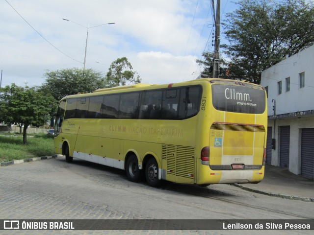 Viação Itapemirim 8831 na cidade de Caruaru, Pernambuco, Brasil, por Lenilson da Silva Pessoa. Número da foto: #13085900.