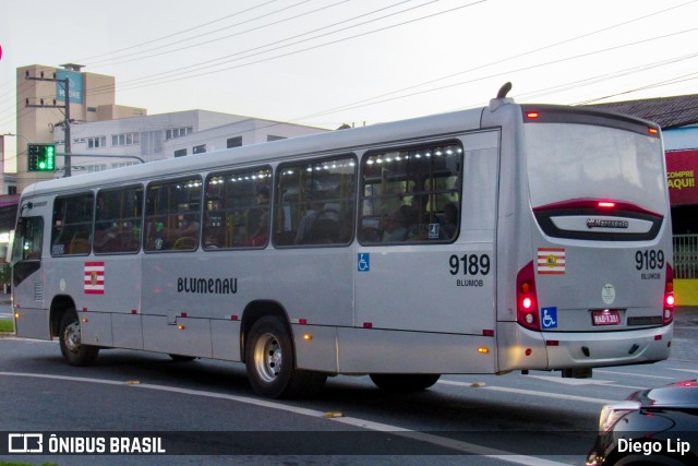 BluMob - Concessionária de Transporte Urbano de Blumenau 9189 na cidade de Blumenau, Santa Catarina, Brasil, por Diego Lip. Número da foto: #13084948.