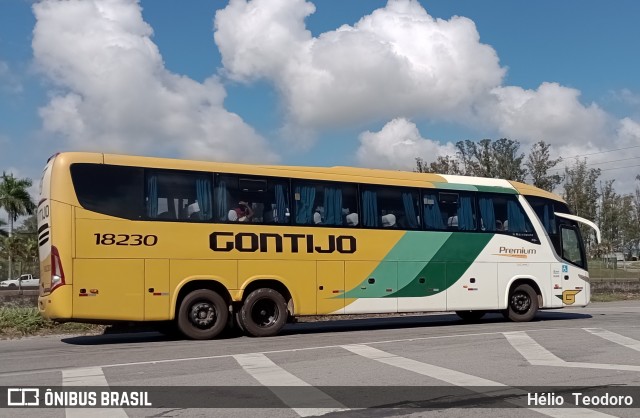 Empresa Gontijo de Transportes 18320 na cidade de Resende, Rio de Janeiro, Brasil, por Hélio  Teodoro. Número da foto: #13086844.