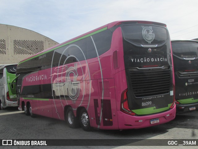 Viação Garcia 86099 na cidade de Curitiba, Paraná, Brasil, por GDC __39AM. Número da foto: #13084888.