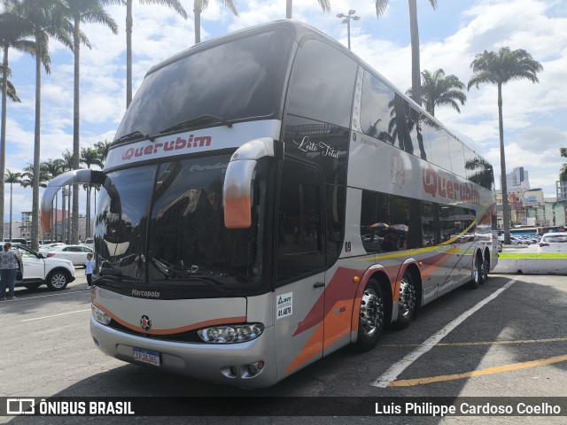 Querubim Transportes e Turismo 09 na cidade de Aparecida, São Paulo, Brasil, por Luis Philippe Cardoso Coelho. Número da foto: #13086537.