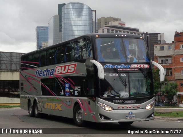 Flecha Bus 77546 na cidade de Ciudad Autónoma de Buenos Aires, Argentina, por Agustin SanCristobal1712. Número da foto: #13085740.