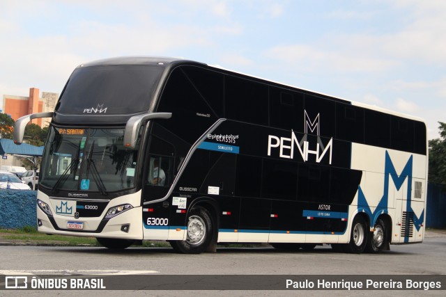 Empresa de Ônibus Nossa Senhora da Penha 63000 na cidade de São Paulo, São Paulo, Brasil, por Paulo Henrique Pereira Borges. Número da foto: #13086405.