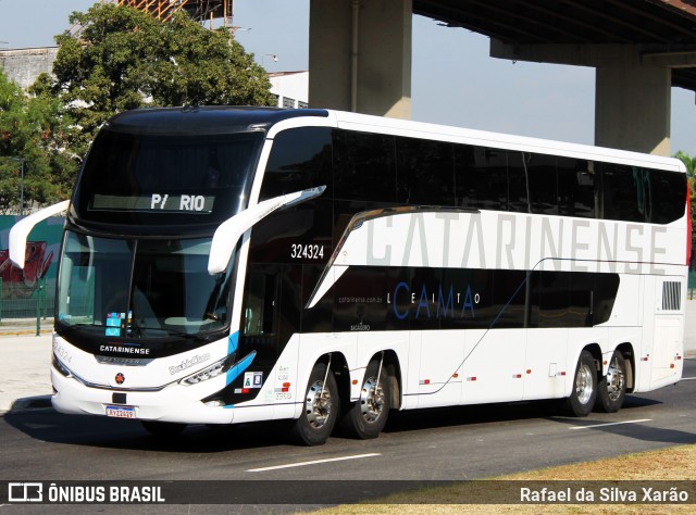 Auto Viação Catarinense 324324 na cidade de Rio de Janeiro, Rio de Janeiro, Brasil, por Rafael da Silva Xarão. Número da foto: #13085252.