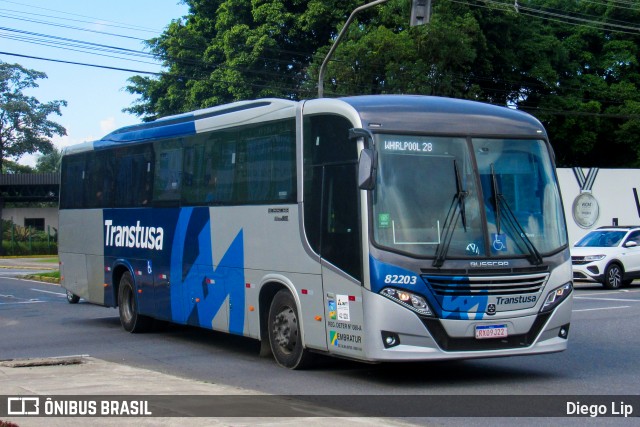Transtusa - Transporte e Turismo Santo Antônio 82203 na cidade de Joinville, Santa Catarina, Brasil, por Diego Lip. Número da foto: #13086802.