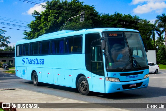 Transtusa - Transporte e Turismo Santo Antônio 81 na cidade de Joinville, Santa Catarina, Brasil, por Diego Lip. Número da foto: #13086727.
