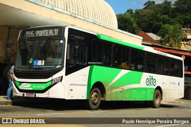 Viação Elite RJ 176.079 na cidade de Barra do Piraí, Rio de Janeiro, Brasil, por Paulo Henrique Pereira Borges. Número da foto: #13086328.