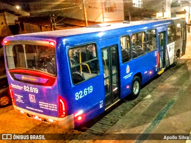 Empresa de Ônibus Pássaro Marron 82.619 na cidade de Cruzeiro, São Paulo, Brasil, por Apollo Silva. Número da foto: #13086153.