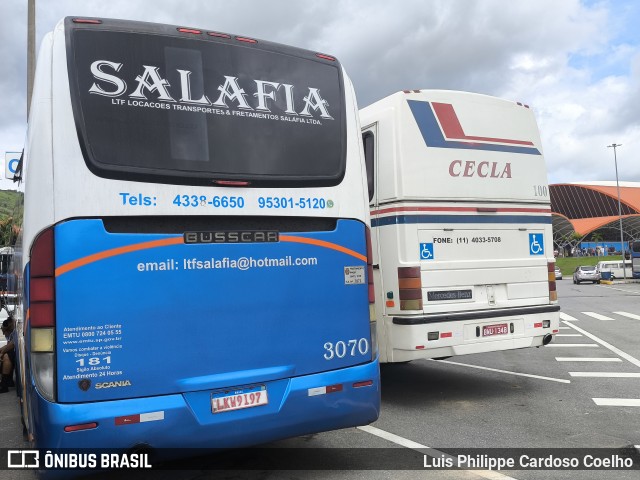 Saláfia Transportes 3070 na cidade de Aparecida, São Paulo, Brasil, por Luis Philippe Cardoso Coelho. Número da foto: #13086563.