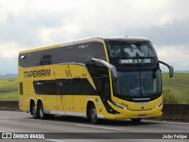 Viação Nova Itapemirim 40336 na cidade de Lorena, São Paulo, Brasil, por João Felipe. Número da foto: #13085904.