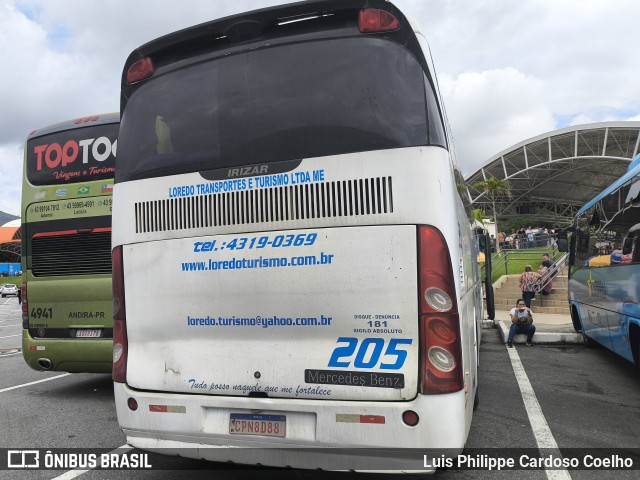 Loredo Turismo 205 na cidade de Aparecida, São Paulo, Brasil, por Luis Philippe Cardoso Coelho. Número da foto: #13086633.
