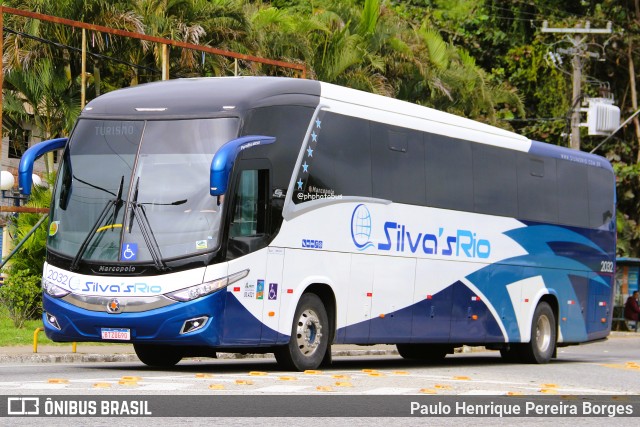 Silva's Rio Turismo e Fretamento 2032 na cidade de Barra do Piraí, Rio de Janeiro, Brasil, por Paulo Henrique Pereira Borges. Número da foto: #13086460.