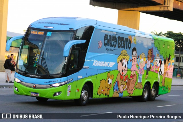 Viação Águia Branca RJ 544.032 na cidade de Rio de Janeiro, Rio de Janeiro, Brasil, por Paulo Henrique Pereira Borges. Número da foto: #13086277.