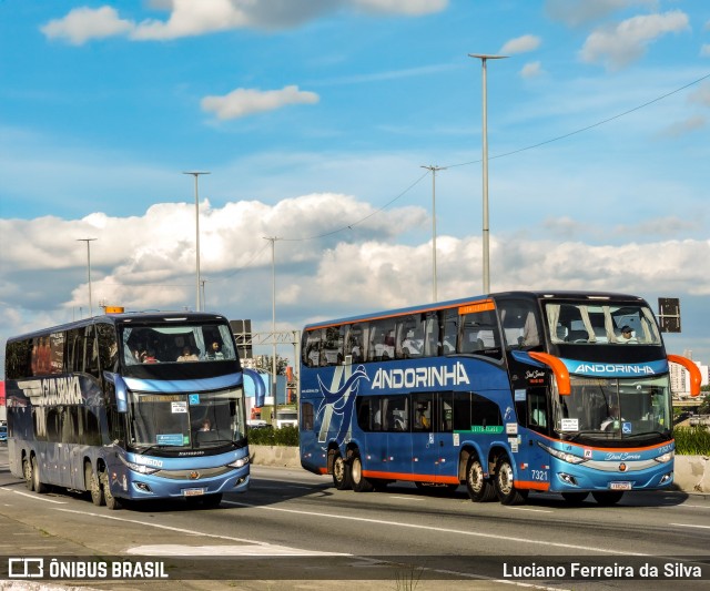 Empresa de Transportes Andorinha 7321 na cidade de São Paulo, São Paulo, Brasil, por Luciano Ferreira da Silva. Número da foto: #13085633.