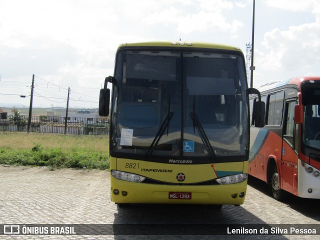 Viação Itapemirim 8821 na cidade de Caruaru, Pernambuco, Brasil, por Lenilson da Silva Pessoa. Número da foto: #13085923.