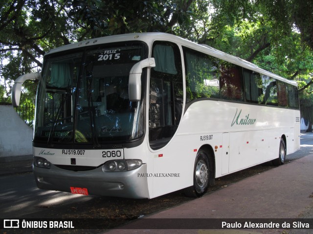 Unitour Transportes e Turismo 2060 na cidade de Rio de Janeiro, Rio de Janeiro, Brasil, por Paulo Alexandre da Silva. Número da foto: #13087916.
