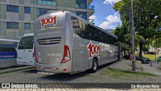 Auto Viação 1001 RJ 108.1103 na cidade de Petrópolis, Rio de Janeiro, Brasil, por Zé Ricardo Reis. Número da foto: #13087384.