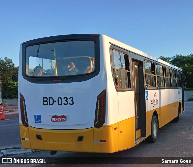 Belém Rio Transportes BD-033 na cidade de Belém, Pará, Brasil, por Samara Goes. Número da foto: #13087172.
