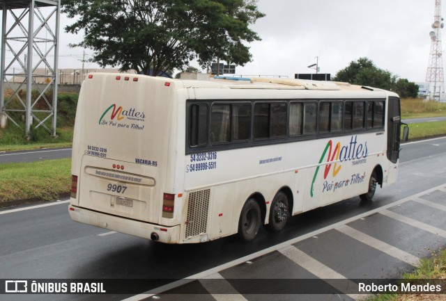 Mattes Transportes 9907 na cidade de Marília, São Paulo, Brasil, por Roberto Mendes. Número da foto: #13088624.