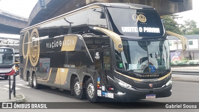 Viação Garcia 96011 na cidade de Rio de Janeiro, Rio de Janeiro, Brasil, por Gabriel Sousa. Número da foto: #13088316.