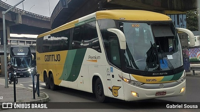 Empresa Gontijo de Transportes 18915 na cidade de Rio de Janeiro, Rio de Janeiro, Brasil, por Gabriel Sousa. Número da foto: #13088236.