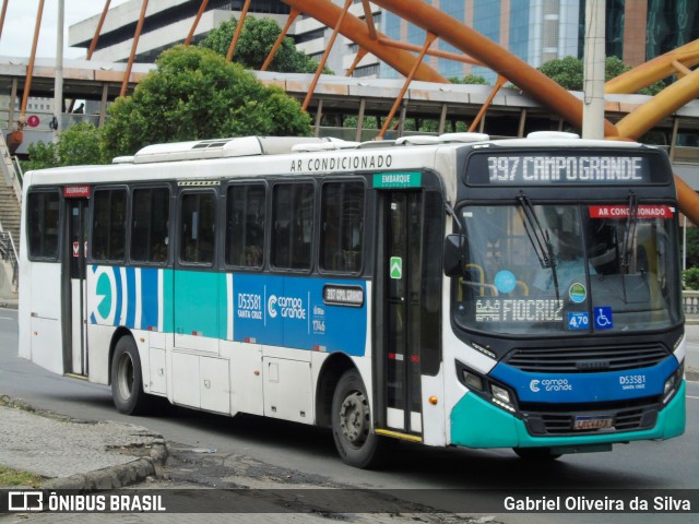 Transportes Campo Grande D53581 na cidade de Rio de Janeiro, Rio de Janeiro, Brasil, por Gabriel Oliveira da Silva. Número da foto: #13088652.