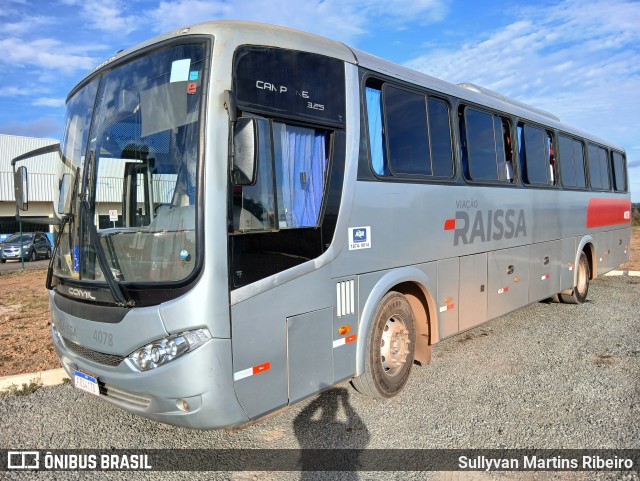 Viação Raíssa 4078 na cidade de Anápolis, Goiás, Brasil, por Sullyvan Martins Ribeiro. Número da foto: #13088389.