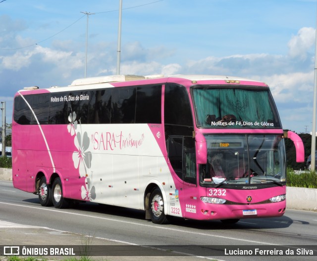 Sara Turismo 3232 na cidade de São Paulo, São Paulo, Brasil, por Luciano Ferreira da Silva. Número da foto: #13087894.