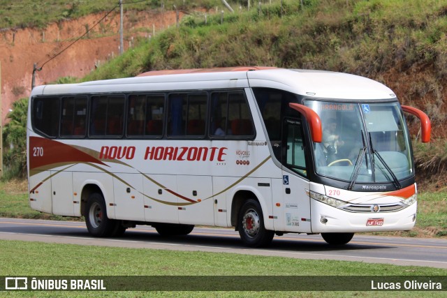 Viação Novo Horizonte 270 na cidade de Muriaé, Minas Gerais, Brasil, por Lucas Oliveira. Número da foto: #13088314.