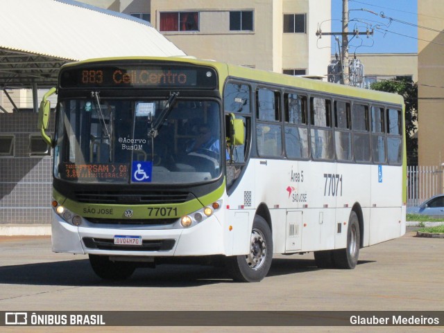 Expresso São José 77071 na cidade de Riacho Fundo II, Distrito Federal, Brasil, por Glauber Medeiros. Número da foto: #13087457.