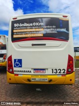 Transportes Guanabara 1322 na cidade de Natal, Rio Grande do Norte, Brasil, por Kaiumy Horãcio. Número da foto: #13087043.