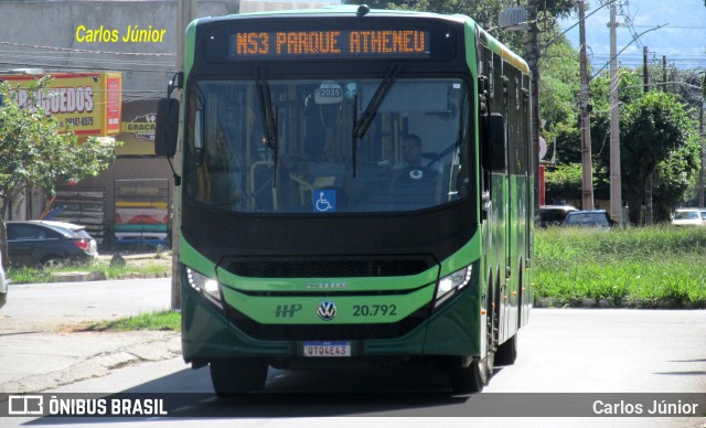 HP Transportes Coletivos 20.792 na cidade de Goiânia, Goiás, Brasil, por Carlos Júnior. Número da foto: #13013399.