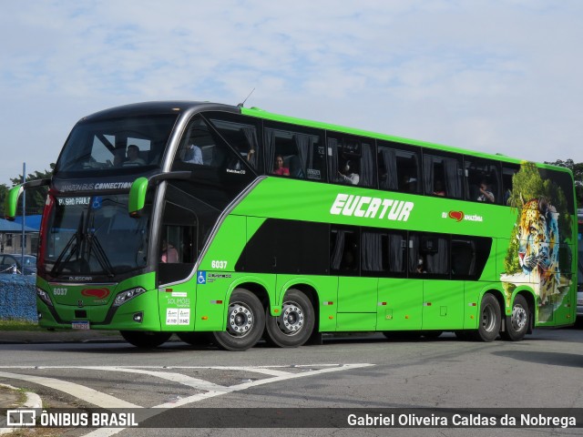 Eucatur - Empresa União Cascavel de Transportes e Turismo 6037 na cidade de São Paulo, São Paulo, Brasil, por Gabriel Oliveira Caldas da Nobrega. Número da foto: #13011447.