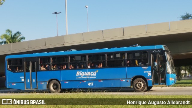 Biguaçu Transportes Coletivos Administração e Participação 417 na cidade de Florianópolis, Santa Catarina, Brasil, por Henrique Augusto Allebrandt. Número da foto: #13012616.