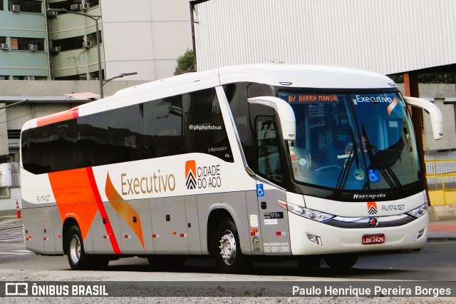 Viação Cidade do Aço RJ 174.127 na cidade de Rio de Janeiro, Rio de Janeiro, Brasil, por Paulo Henrique Pereira Borges. Número da foto: #13011628.