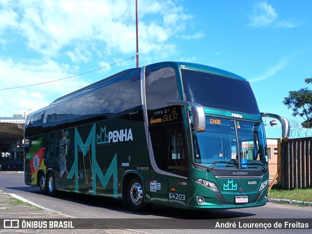 Empresa de Ônibus Nossa Senhora da Penha 64203 na cidade de Porto Alegre, Rio Grande do Sul, Brasil, por André Lourenço de Freitas. Número da foto: #13011970.