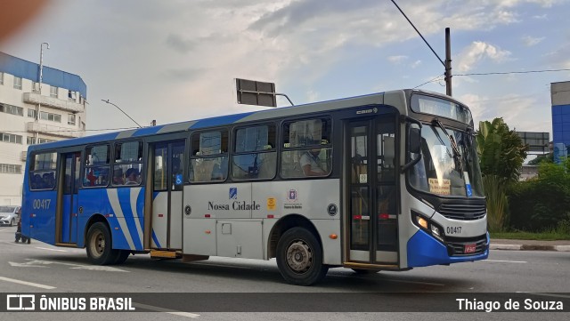 Viação Cidade de Caieiras 00417 na cidade de Franco da Rocha, São Paulo, Brasil, por Thiago de Souza. Número da foto: #13011528.