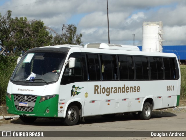 Viação Riograndense 1501 na cidade de Natal, Rio Grande do Norte, Brasil, por Douglas Andrez. Número da foto: #13012254.
