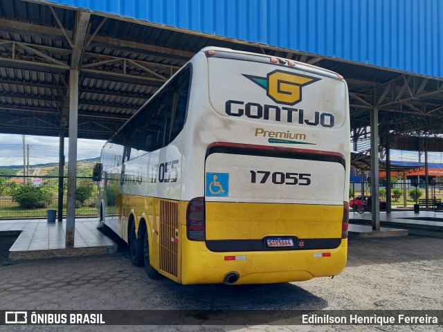 Empresa Gontijo de Transportes 17055 na cidade de Salinas, Minas Gerais, Brasil, por Edinilson Henrique Ferreira. Número da foto: #13012672.