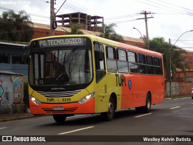 TUPi Transportes Urbanos Piracicaba 8285 na cidade de Piracicaba, São Paulo, Brasil, por Weslley Kelvin Batista. Número da foto: #13011980.